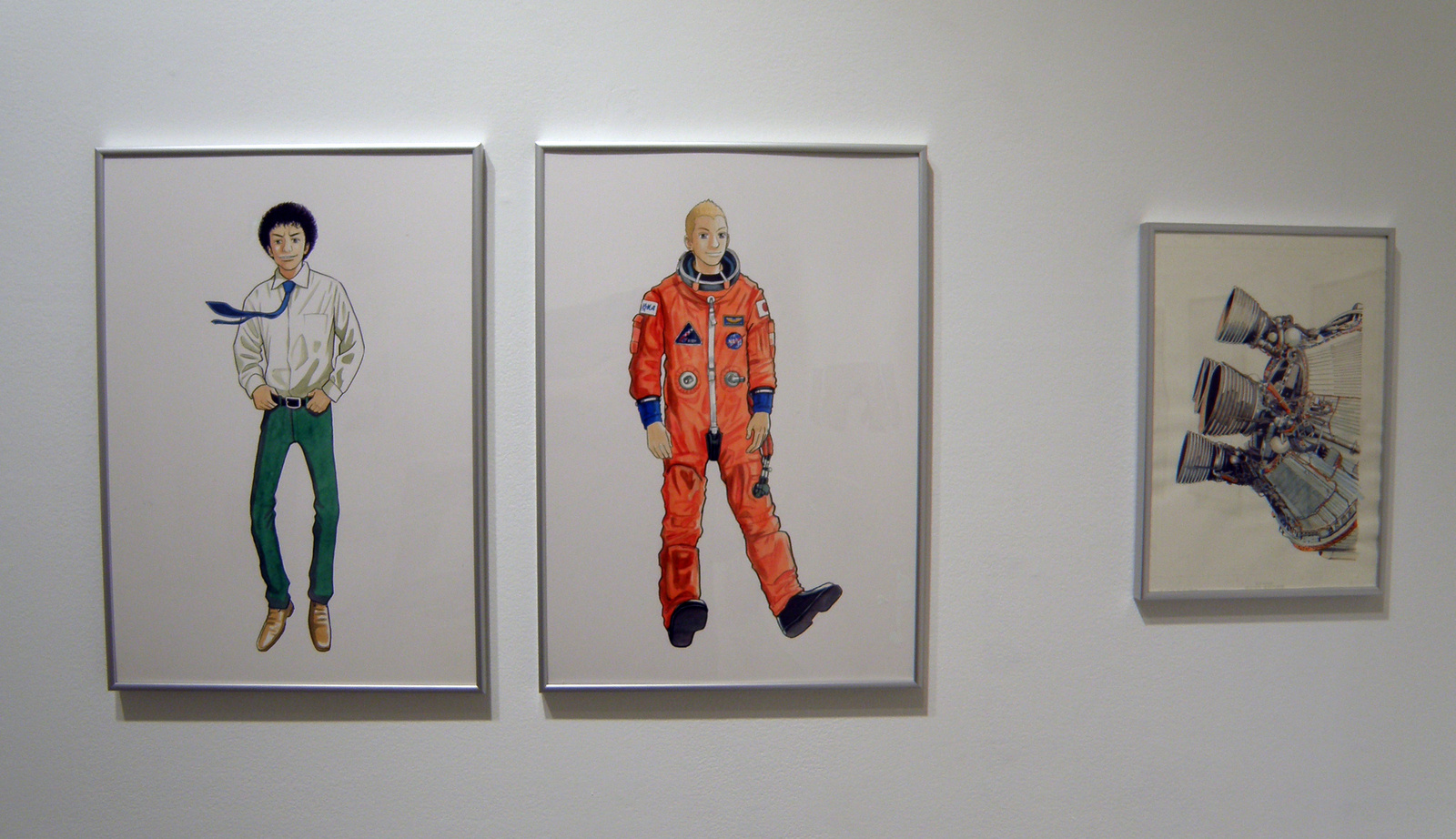 42 Artists Participate in Tribute Art Exhibit for “Space Brothers”! 2