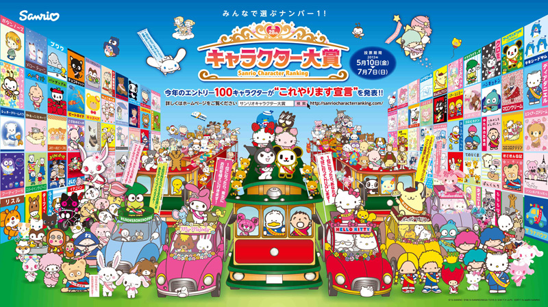 Sanrio Character Ranking 2013 is Underway!