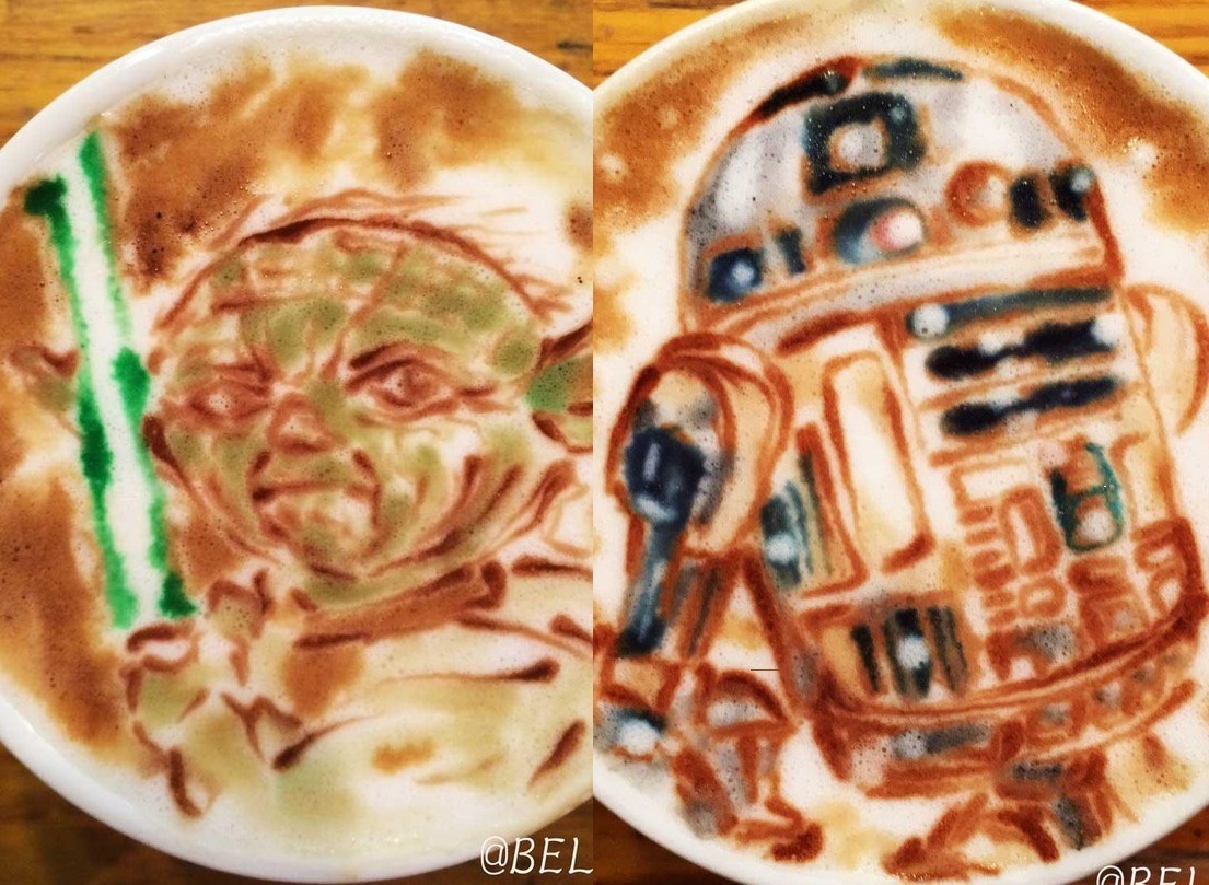 15 Star Wars Latte Art to Awaken Your Force