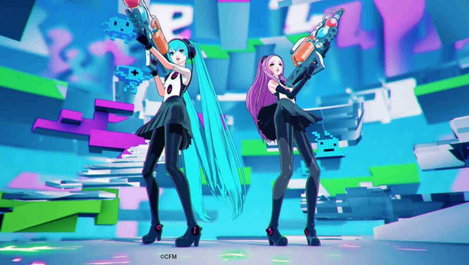 Ultimate Diva Collaboration? Namie Amuro and Hatsune Miku Rock Neo Tokyo in the MV for “B Who I Want 2 B”! 1