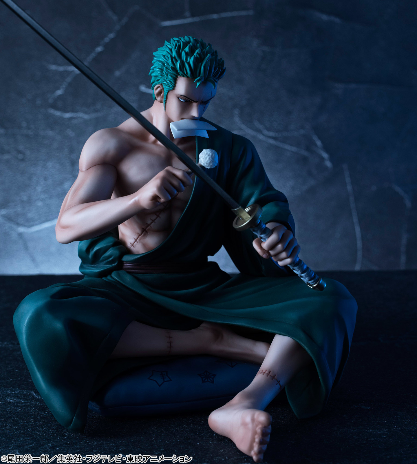 Pirate Hunter Zoro from One Piece Has a Moment with His Sword for This Seated P.O.P. Figure! 8