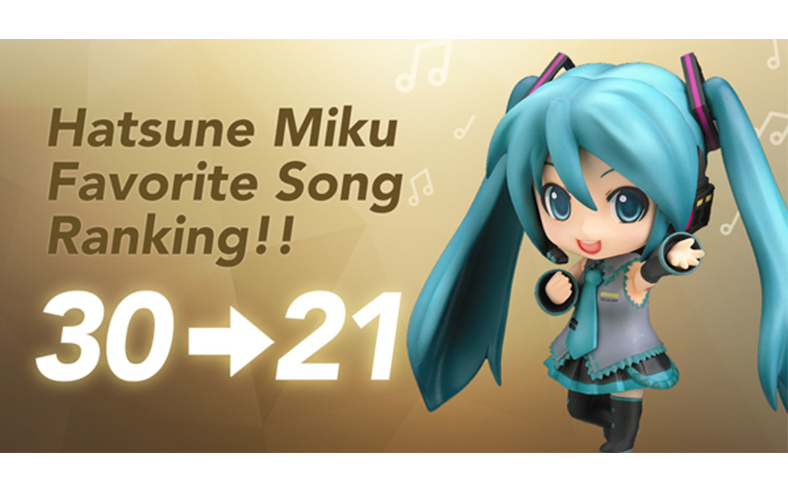 We Asked Everyone! Hatsune Miku Favorite Song Ranking No. 30–21! 0