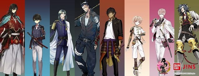 Touken Ranbu x JINS Collaboration Glasses Vol. 2 Coming in August!