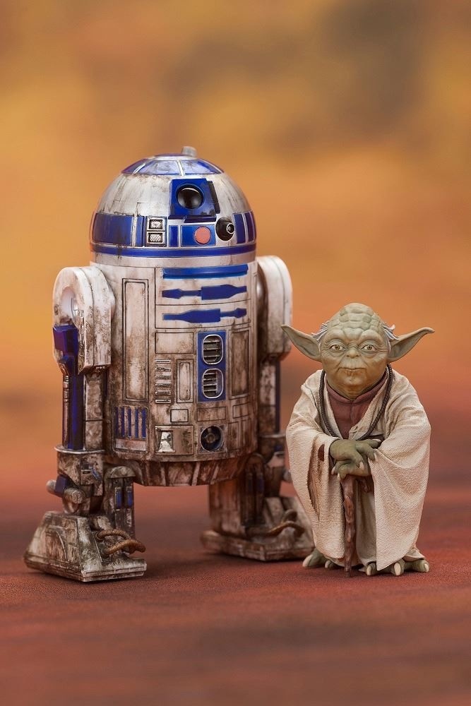 Master Yoda Joins the Kotobukiya Classic Star Wars Series! Recreate the Powerful Jedi's Chance Encounter with R2-D2 on the Planet Dagobah