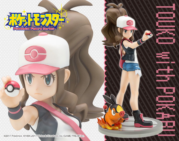 Hilda & Tepig Join Kotobukiya’s Pokémon Figure Series!