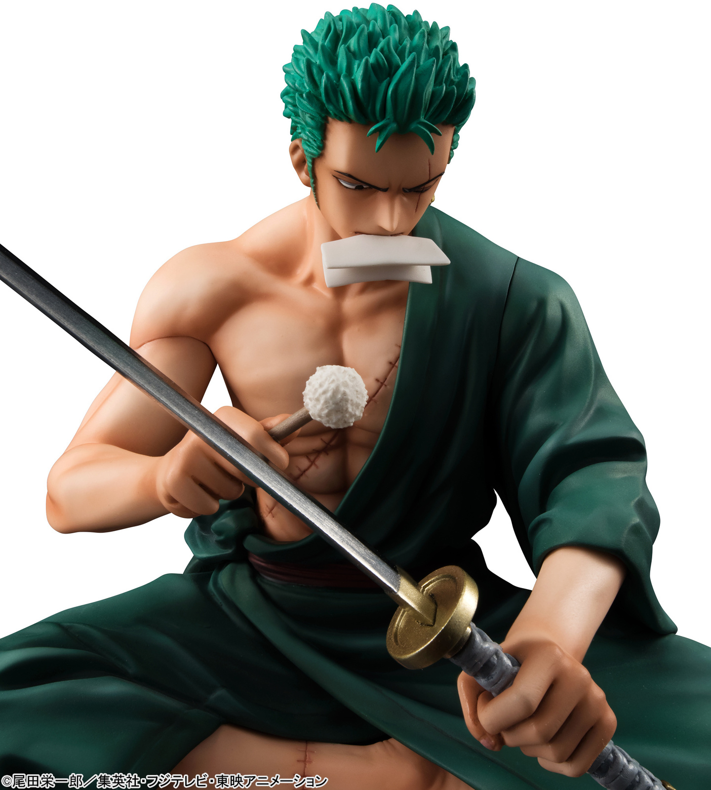 Pirate Hunter Zoro from One Piece Has a Moment with His Sword for This Seated P.O.P. Figure! 6