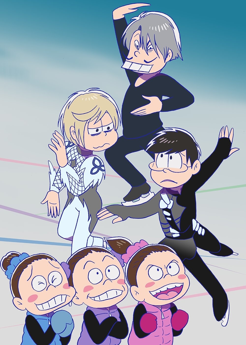 Yuri!!! on Ice in Famous Manga Art Styles!