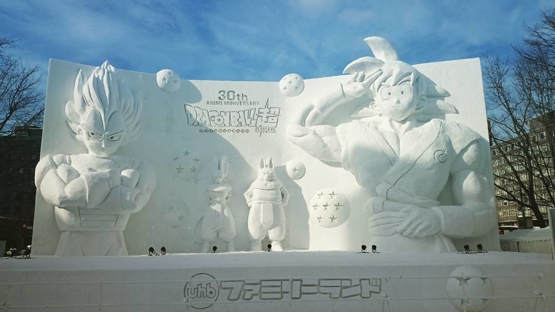 Spot Exquisite Anime Snow Sculptures at Sapporo Snow Festival 2016!
