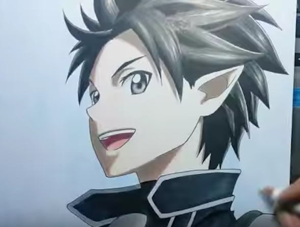 Fan art: Speed Drawing - Kirito