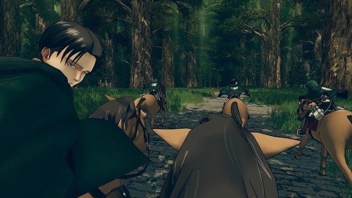 Flee from the Female Titan in Attack on Titan VR Game!