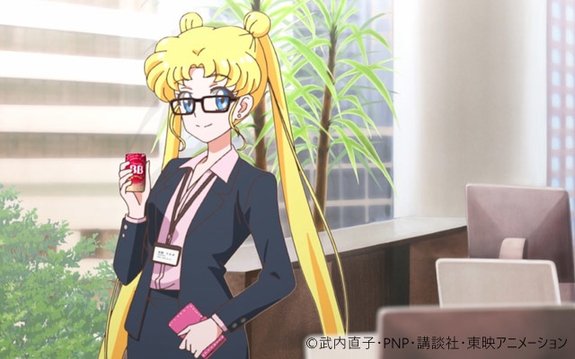Sailor Moon as Office Lady in Adorable New Commercial
