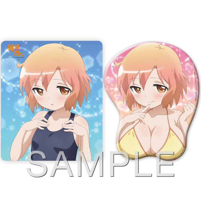 Oppai Mousepads of Kotoura Haruka from “Kotoura-san” to Release!
