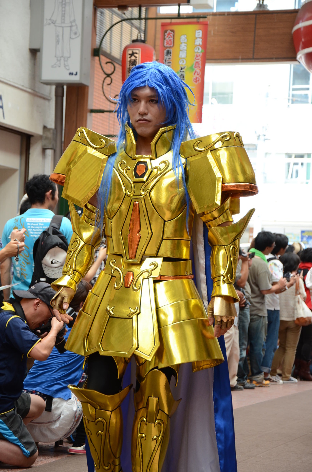 That sharp look really makes him look like an anime character/ 19