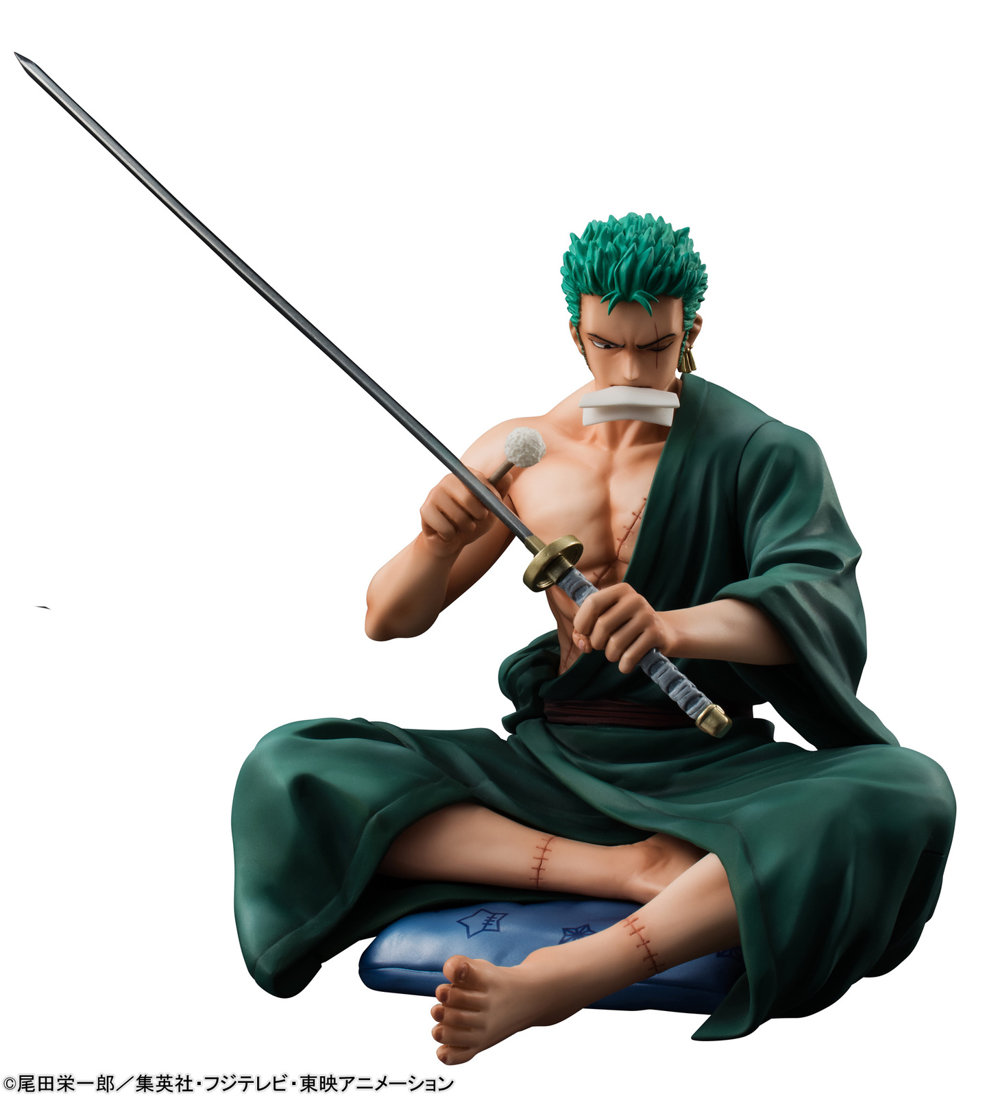 Pirate Hunter Zoro from One Piece Has a Moment with His Sword for This Seated P.O.P. Figure! 4