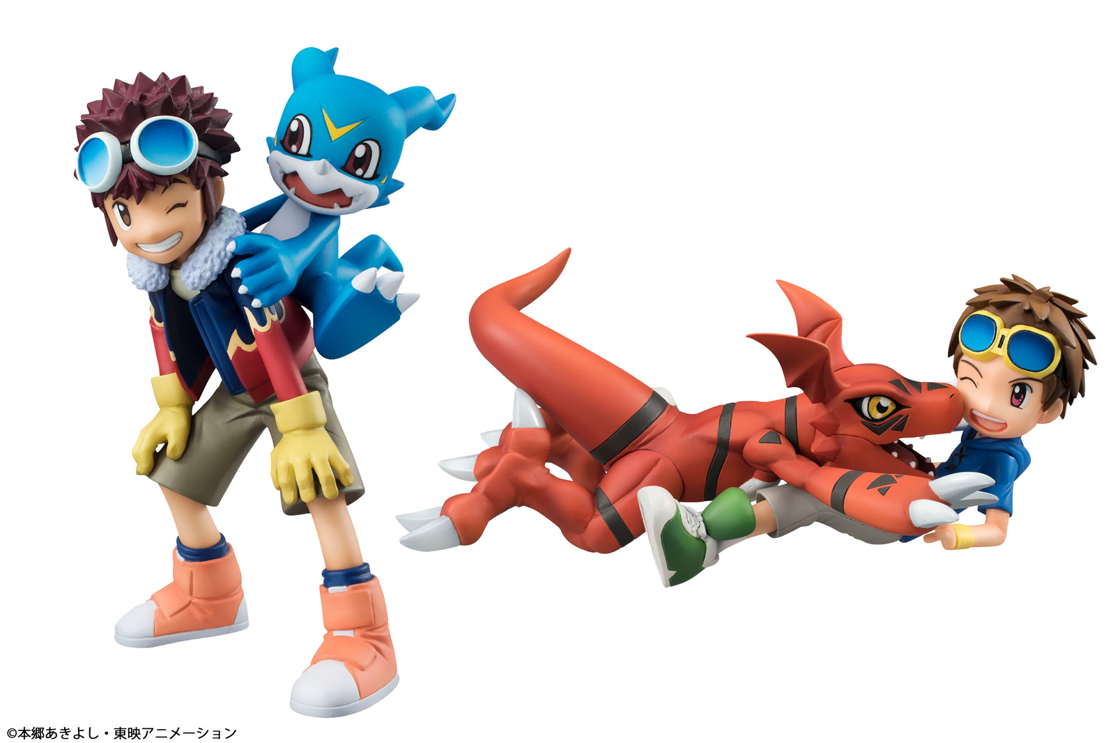 Veemon & Guilmon of Seasons 2 & 3 of Digimon Recreated as New Figures! 2