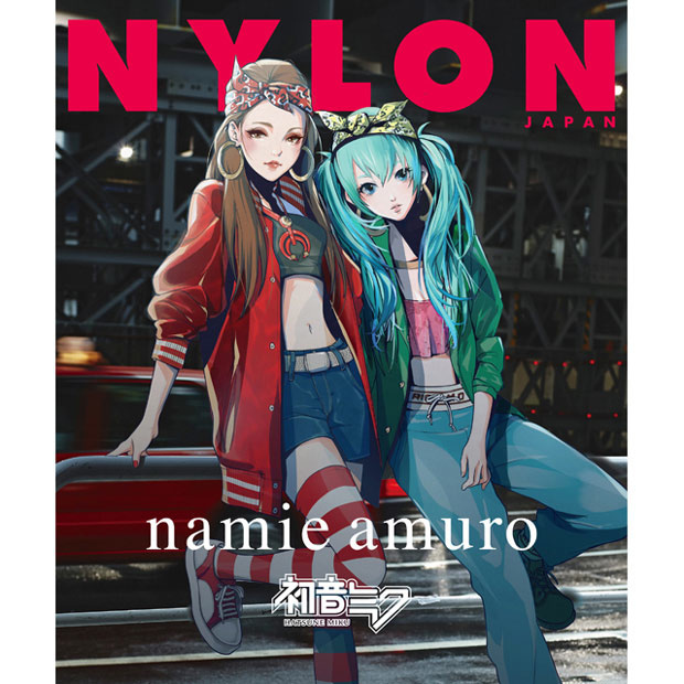 “Nylon Japan” Front Cover Featuring Namie Amuro in Street Fashion x Hatsune Miku Goes Viral