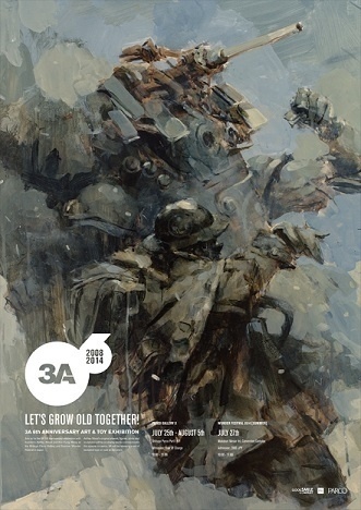 Good Smile to Hold ThreeA Art & Toy Show for First Time in Japan. Ashley Wood, Author of *Metal Gear Solid* Comic Series, to Attend