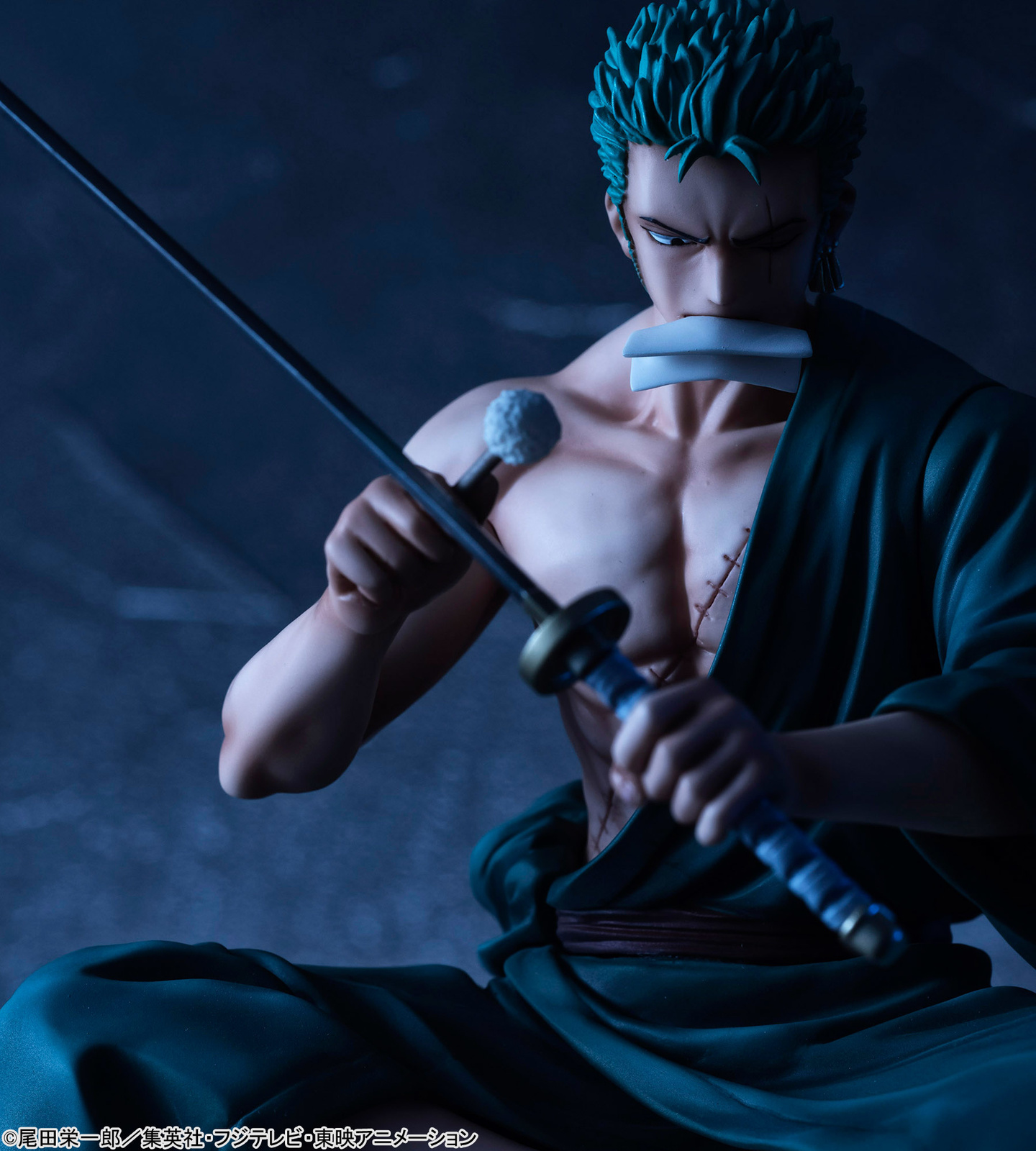 Pirate Hunter Zoro from One Piece Has a Moment with His Sword for This Seated P.O.P. Figure! 7