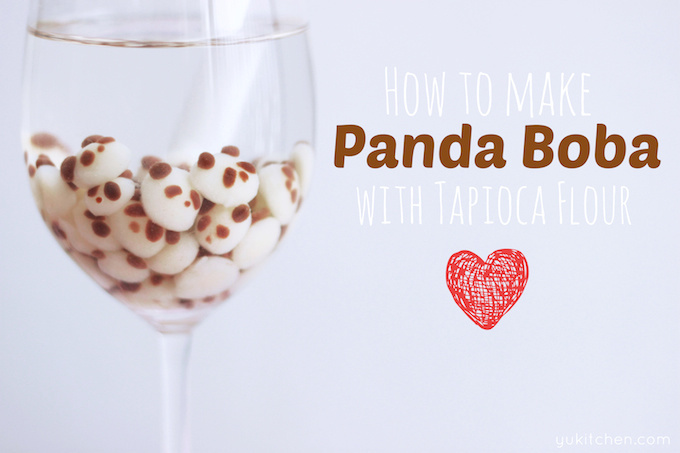 [Healthy Food for the Geeky Soul] Panda Tapioca Milk Tea with Panda Boba