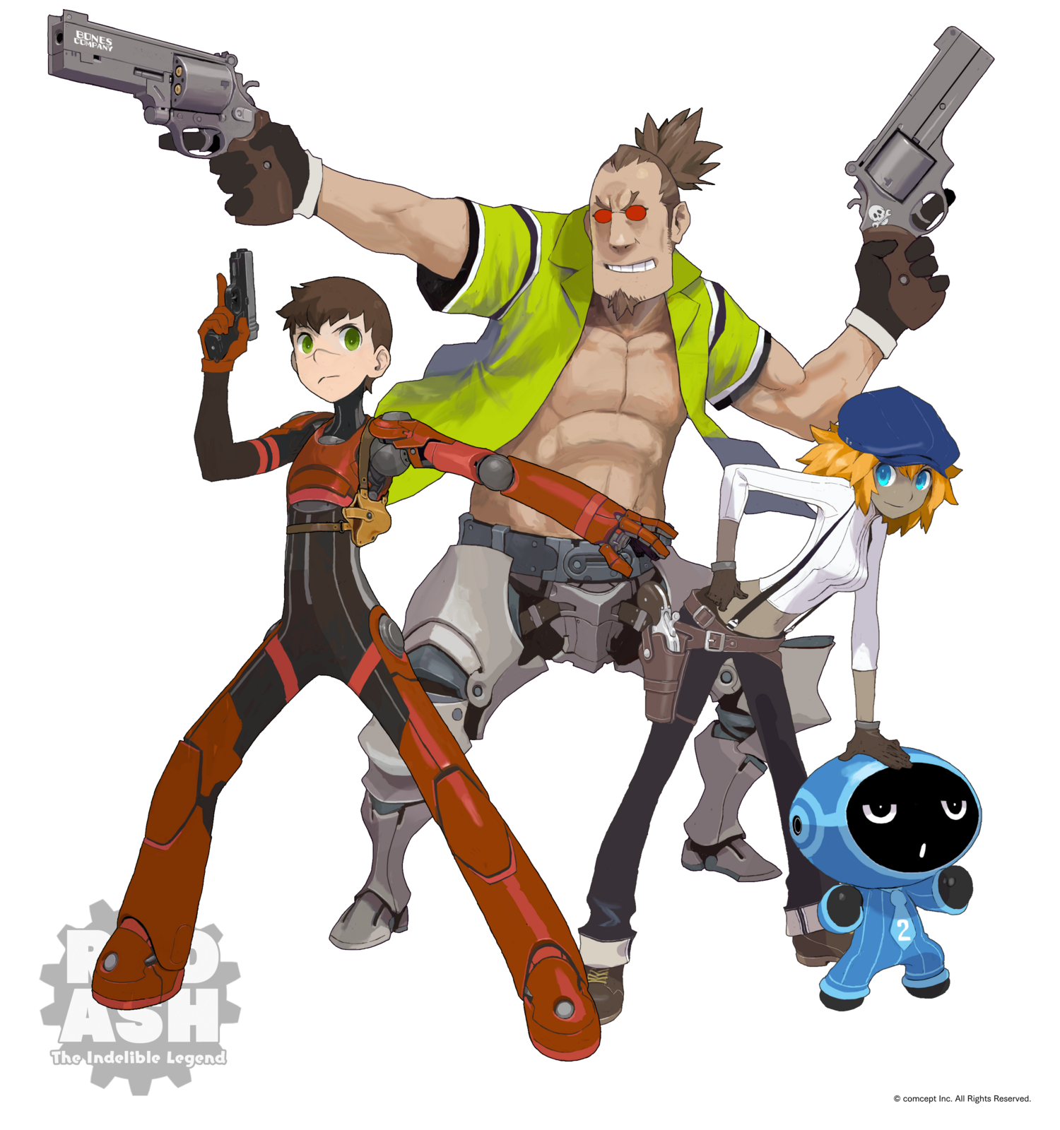 Characters of "RED ASH The Indelible Legend"  0