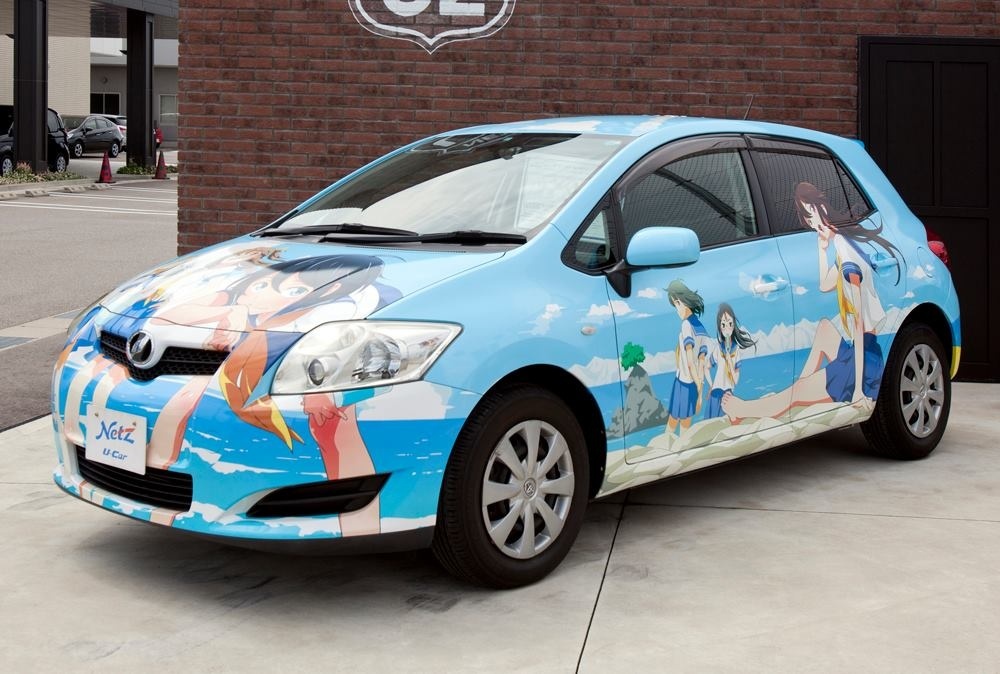 An Official Toyota Itasha?! Netz Toyota Toyama Displays Summer-Themed Itasha!
