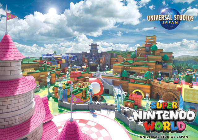 Universal Studios Japan Teases Super Nintendo Area With Key Visual!