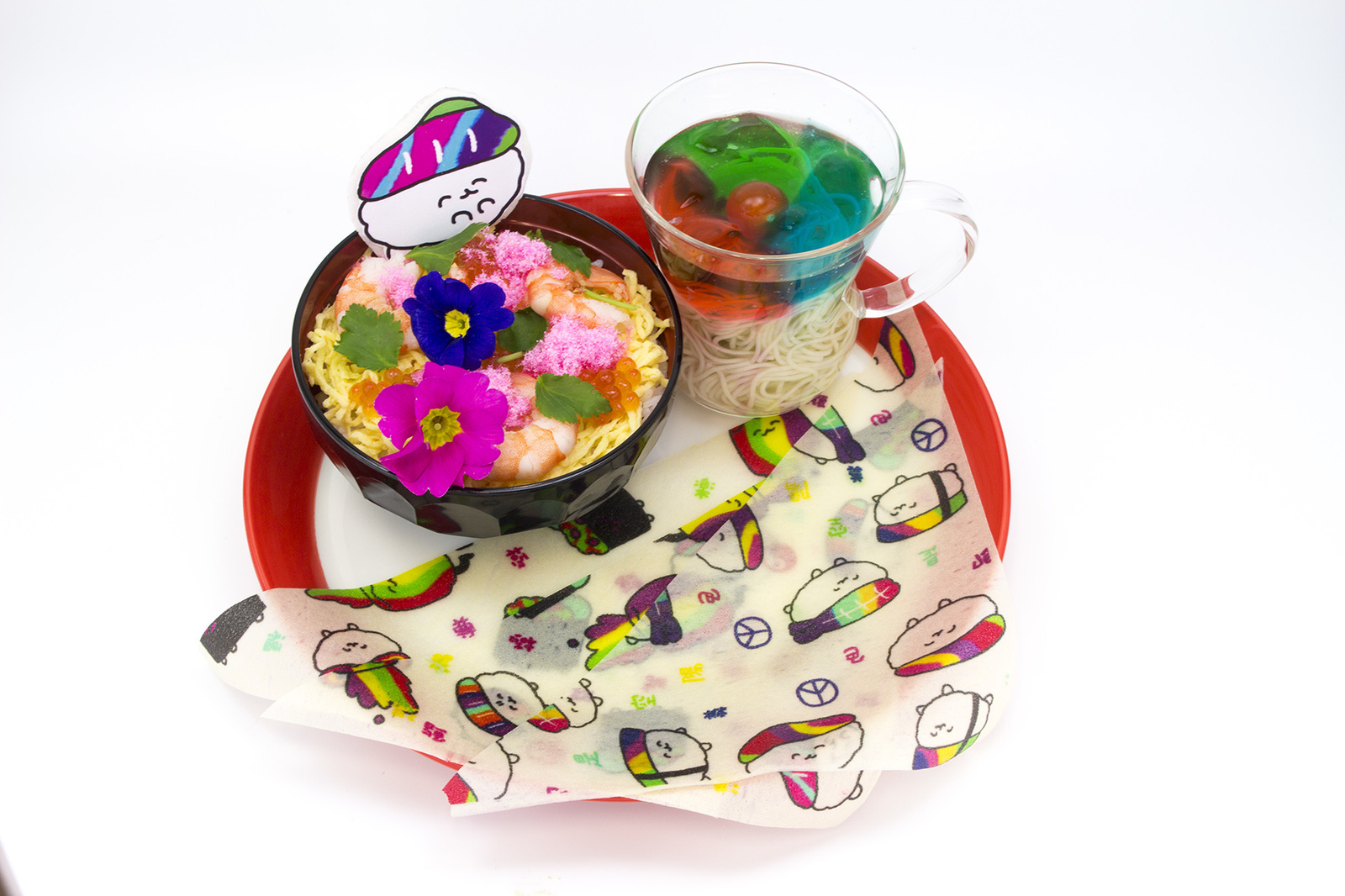 Oshushi Cafe Opening at Harajuku 2.5SPINNS CAFE!