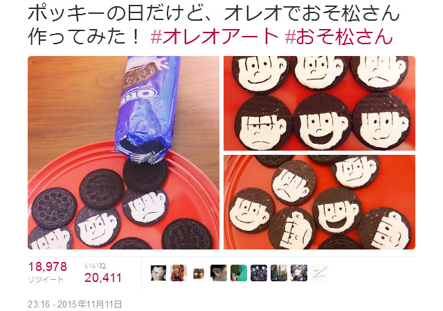 “I Made Osomatsu-san Oreos!” High Quality Sextuplet Oreo Art Creates a Sensation Online