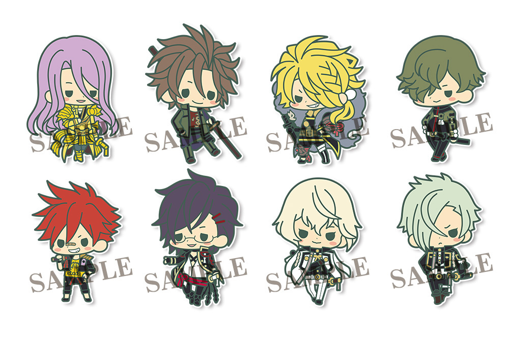 Based on Pictures Drawn Specially by the Popular Illustrator Sakurai, the Long-Awaited D4 Series Touken Ranbu -ONLINE- Rubber Strap Collection Vol. 4 Is Available from December!