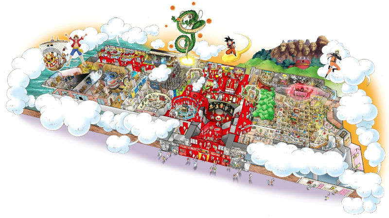 “Weekly Shonen Jump” Theme Park J-World Tokyo to Open on July 11