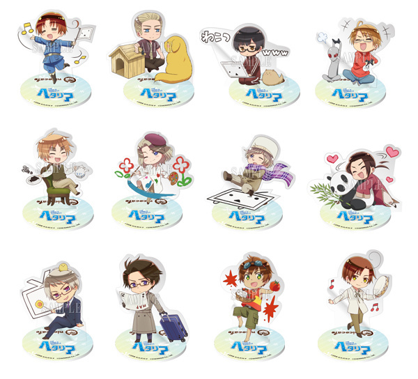 Additional Hetalia Cafe Character Visuals & Menu Revealed!
