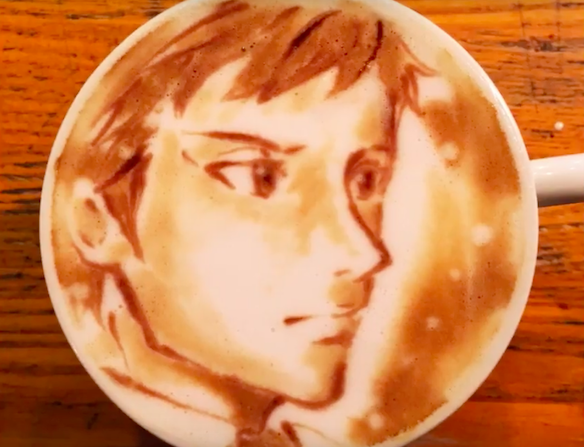 Fan art: LatteArt of Kayaba