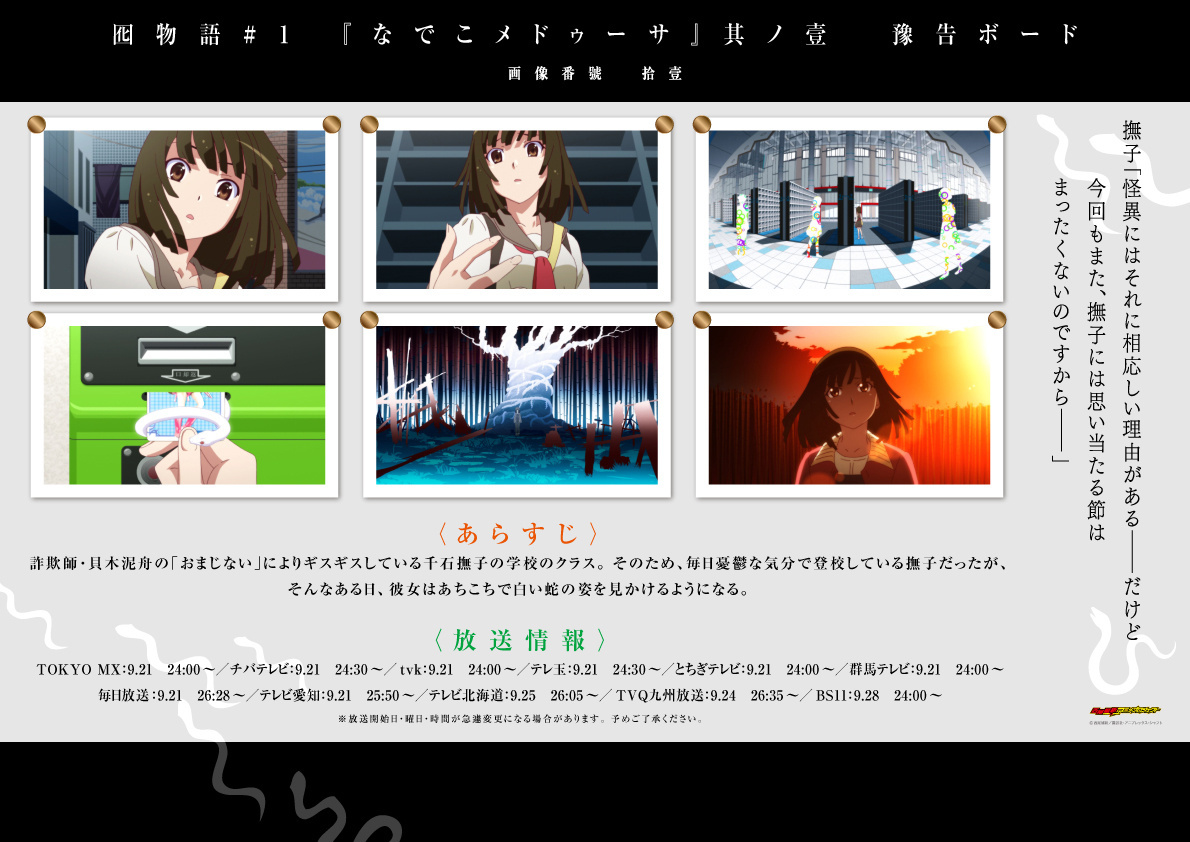 *Monogatari Series Second Season* Episode 12 Recap: “Nadeko Medusa, Part One”