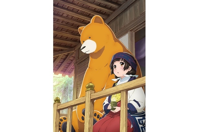 A Heartwarming Story of a Shrine Maiden and a Bear Begins Next Spring: “Kuma Miko: Girl Meets Bear” Broadcasts from April 2016