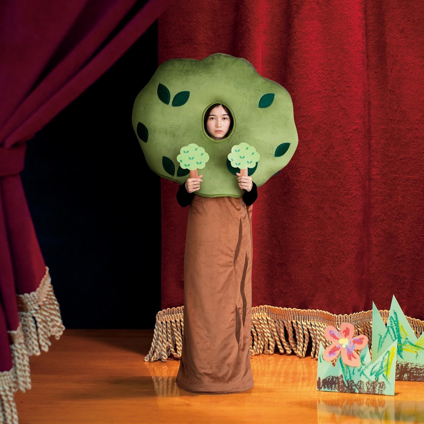 Relive Your School Play Glory With a Tree Costume Sleeping Bag!