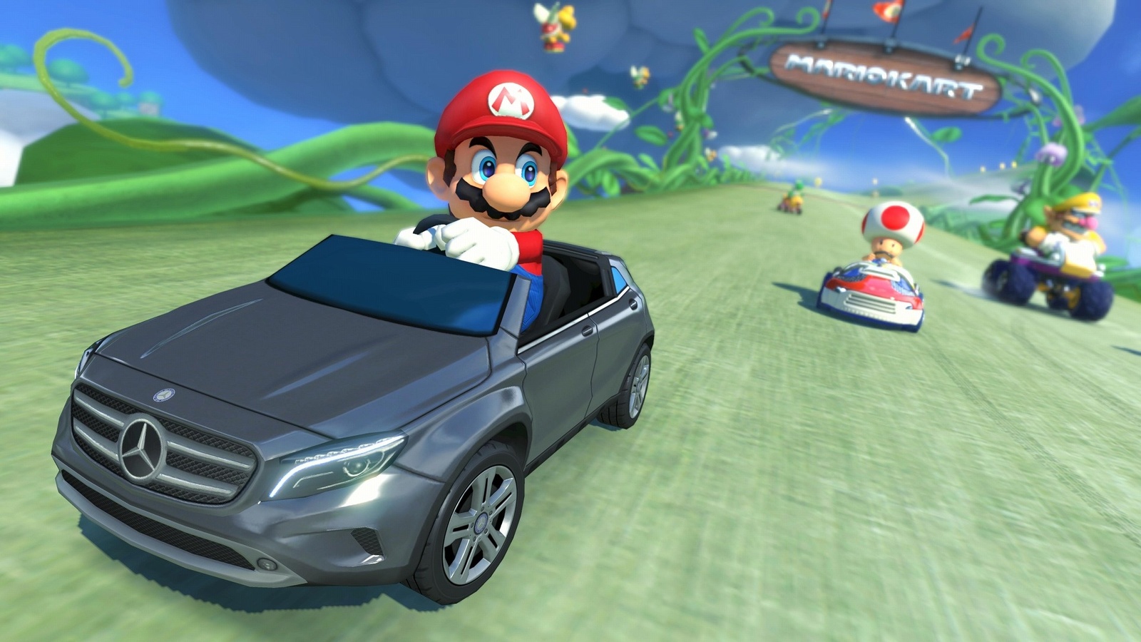 A Kart Themed After Mercedes-Benz’s “New GLA Class” Appears in *Mario Kart 8*, Tournament Using the GLA Kart to Be Held This Autumn 10