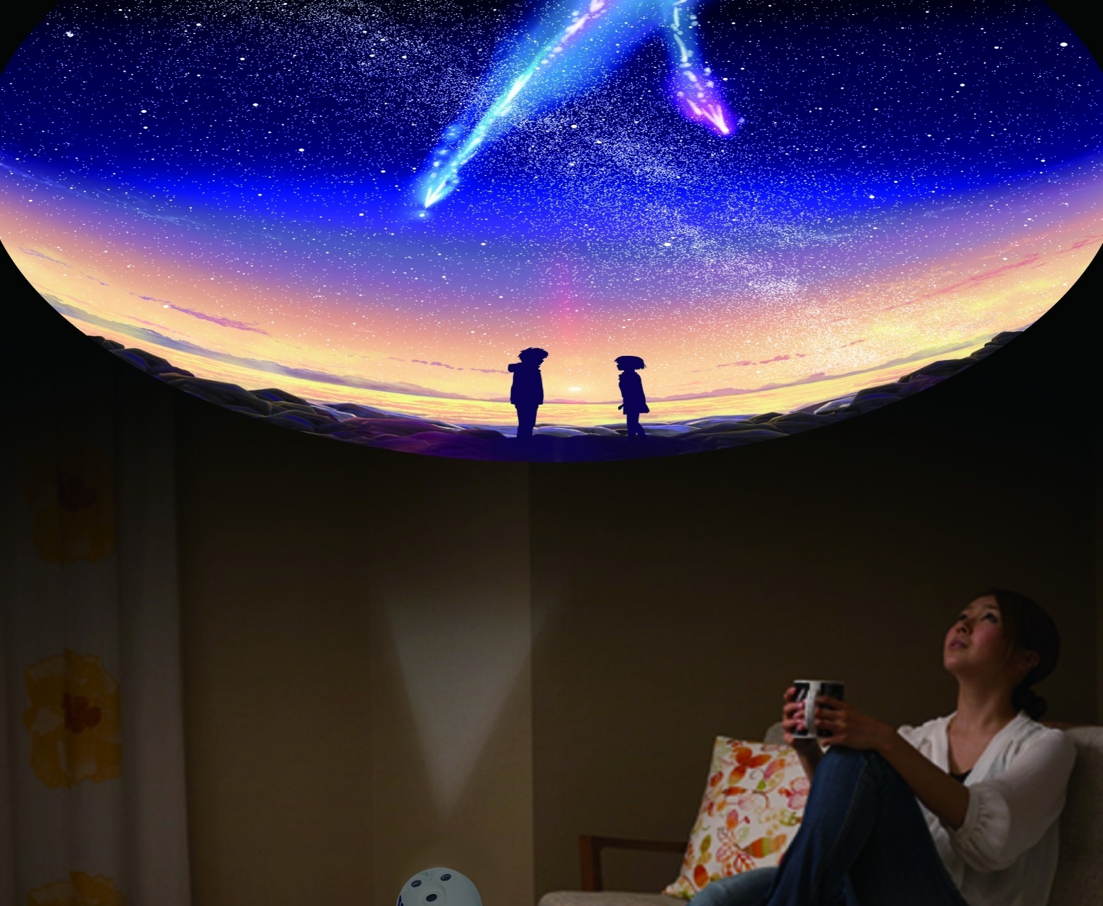 Admire the Night Sky of “Your Name.” With New Homestar Planetarium!