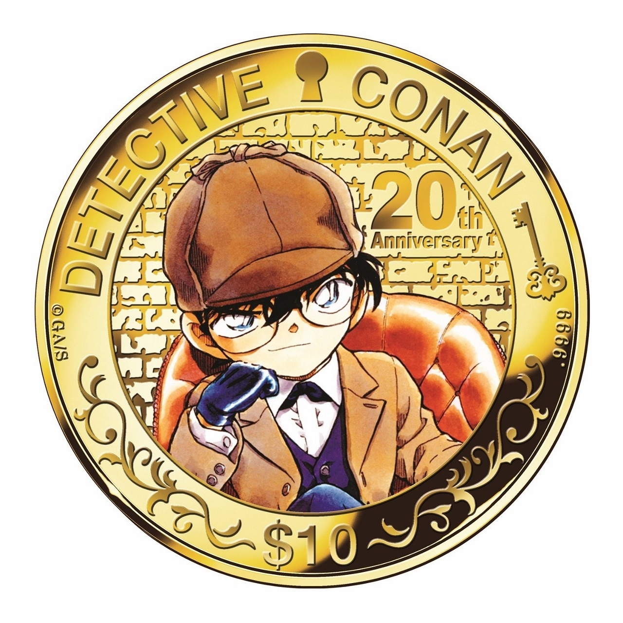 Official Gold & Silver Coin Sets Commemorating Detective Conan’s 20th Anniversary on Sale!