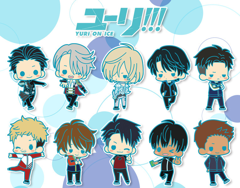 Yuri!!! on Ice Rubber Strap Set by Kotobukiya Available for Pre-order!