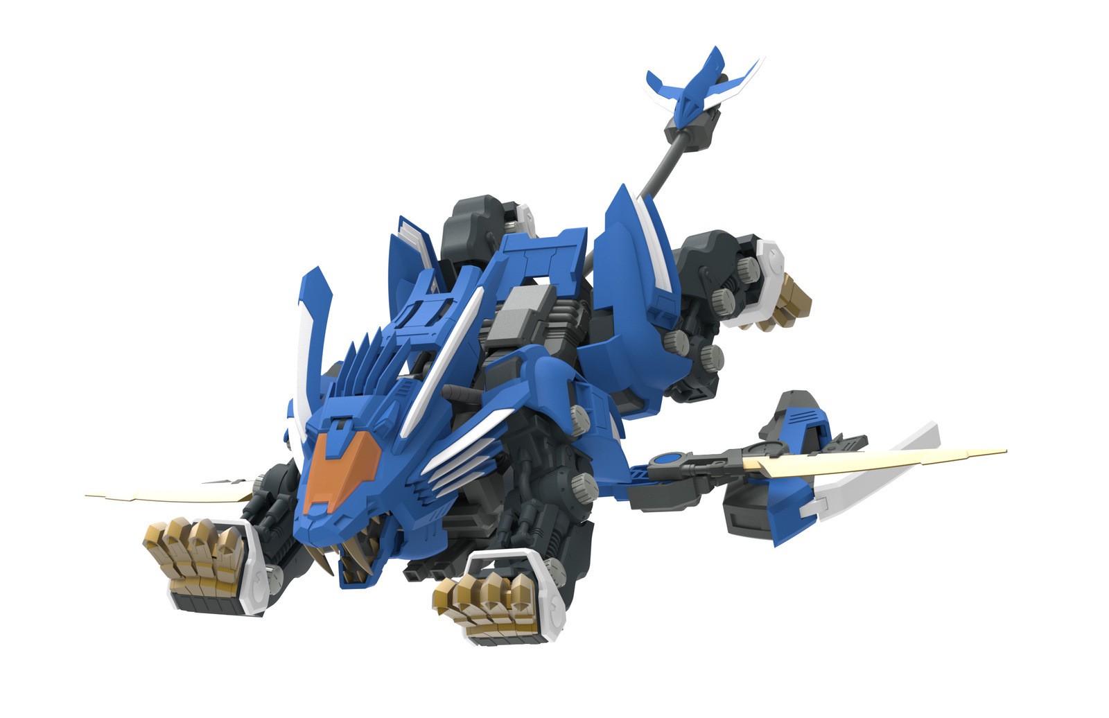 Release Date for Newest Figure in Zoids Action Figure ZA Series, ZA Blade Liger AB, Set for October 2016! 3