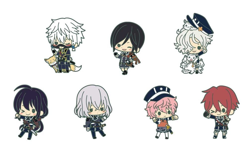 The Awataguchi School Touken Danshi Have Teamed up Again for Vol. 2 of Adorably Chibi Rubber Strap Series!