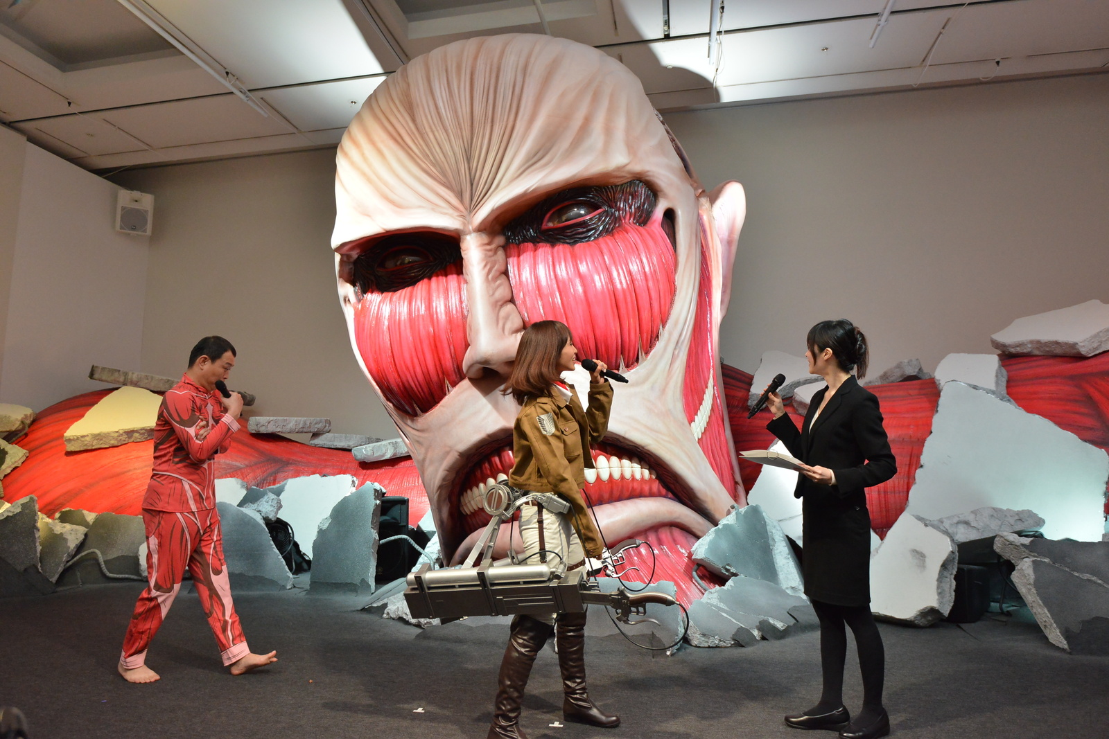 Attack on Titan Exhibition Now Open! Features Life-Sized Colossal Titan 7