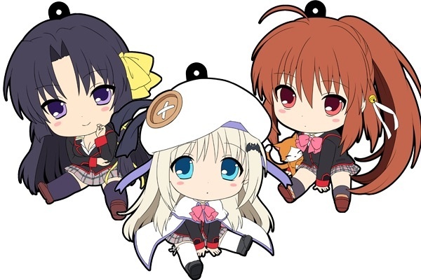 “Little Busters!” Characters Debut as “Petanko Trading Rubber Straps”