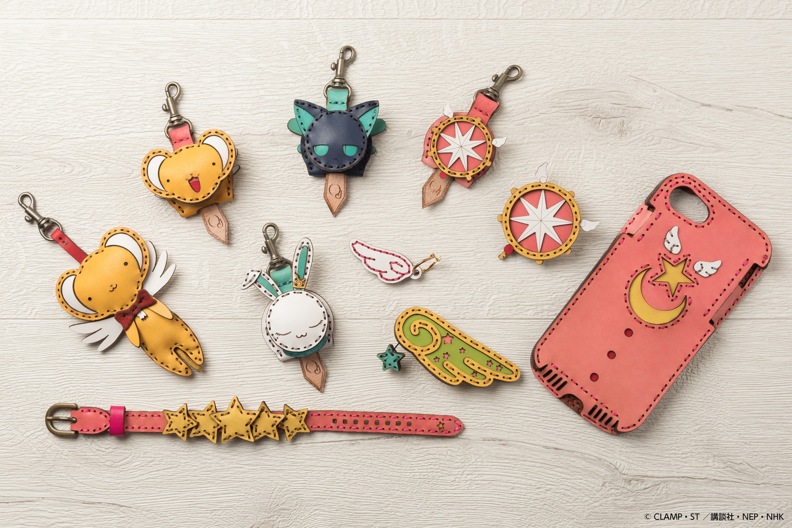 Cardcaptor Sakura and OJAGA DESIGN Release 2nd Lineup of Magical Leather Accessories!