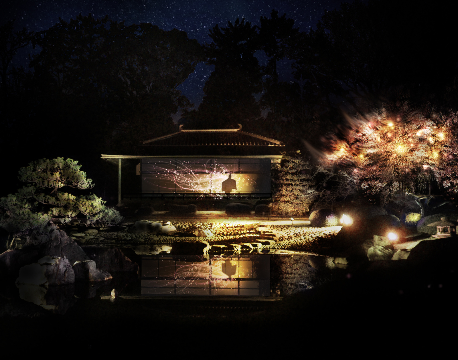 NAKED Gives Hanami a High-Tech Twist at Nijo Castle 0