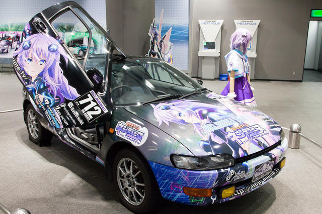 Official “Hyperdimension Neptunia” Toyota Sera Itasha Revealed