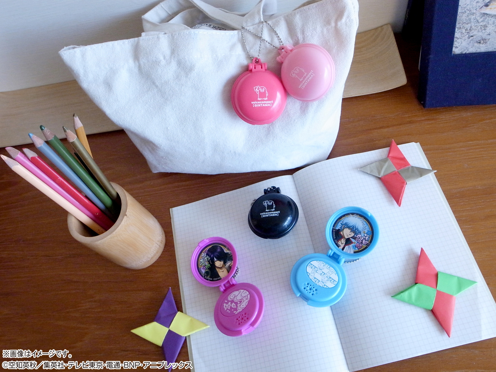 Carry Your Favorite Gintama Characters Around with Unique Voice Compact Charms! 7