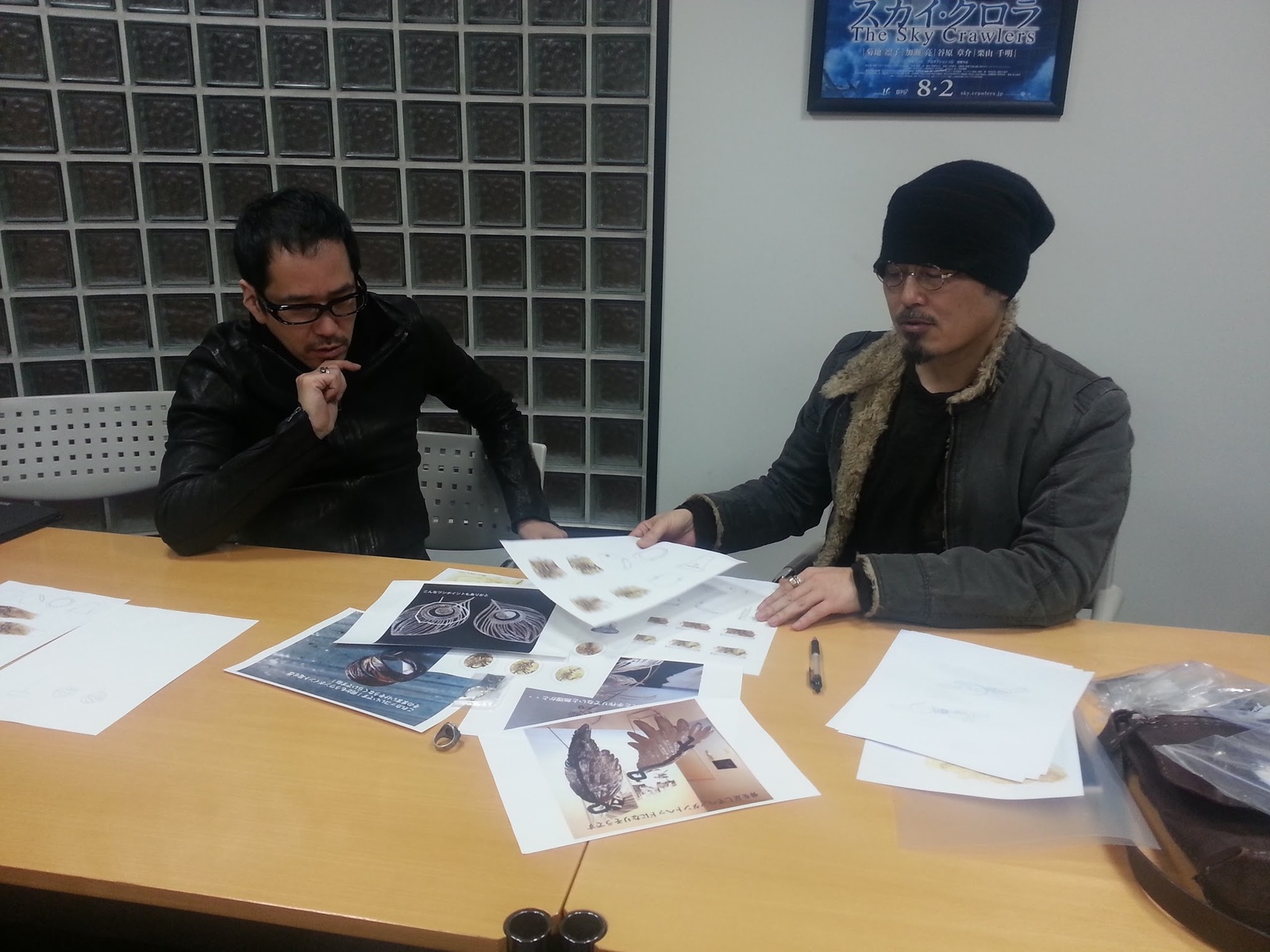Designs were created with 3D software using director Kamiyama’s design illustrations. A detailed meeting was held to discuss the original 3D models of each wing and the design concept. 0