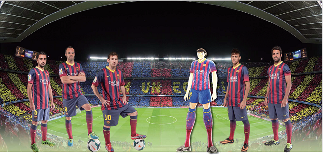 European Soccer Club FC Barcelona Supports Captain Tsubasa Exhibit, FC Barcelona Corner Created