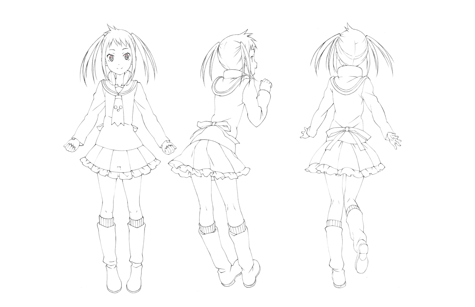 Tsugumi Harudori (CV: Haruka Chisuga) © 2014 Atsushi Ohkubo / Square Enix, Soul Eater Not! Production Committee 1